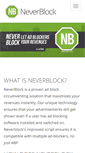 Mobile Screenshot of neverblock.com